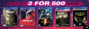Assorted PS4 Games-For 2
