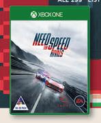 Need Is Speed Rivals Game On XBox One