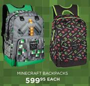 Minecraft Backpacks-Each