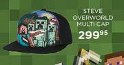 Minecraft Steve Overworld Multi Cap