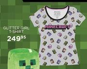 Minecraft Glitter Girl T-Shirt