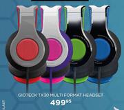 Giotech TX30 Multi Format Headset
