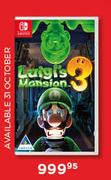 Luigi's Mansion 3 For Nintendo