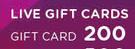 PS4 Live Gift Card 200