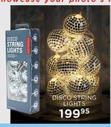 Kikkerland Disco String Lights