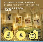 Volkano Twinkle Series Photo Clips With LED Lights