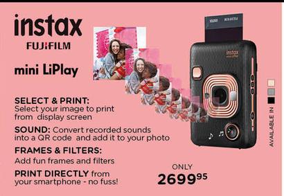 Instax Fujifilm Mini LiPlay