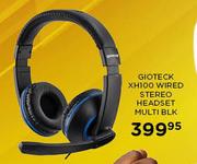 Gioteck XH100 Wired Stereo Headset Multi BLK