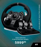Logitech G920 Driving Force Racing Wheel