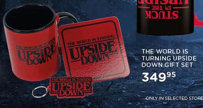 The World Is Turning Upside Down Gift Set