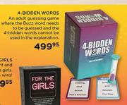 4 Bidden Words