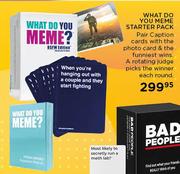 What Do You Meme Starter Pack