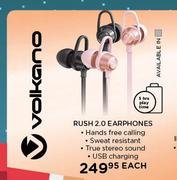 Volkano Rush 2.0 Earphones