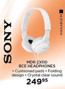 Sony MDR ZX110 BCE Headphones