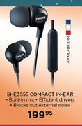Philips SHE3555 Compact In Ear