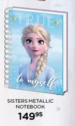 Disney Frozen II Sisters Metallic Notebook