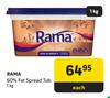 Rama 60% Fat Spread Tub-1kg