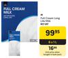m Full Cream Long Life Milk-6 x 1Ltr