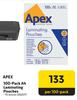 Apex 100 Pack A4 Laminating Pouches 330577