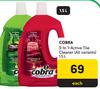 Cobra 3-In-1 Active Tile Cleaner (All Variants)-1.5Ltr Each