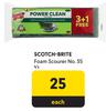 Scotch-Brite Foam Scourer No.35-4's Pack