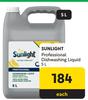 Sunlight Professional Dishwashing Liquid-5Ltr