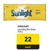 Sunlight Laundry Bar Soap-500g Each