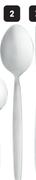 Aro Catering Dessert Spoons 57533-Per 12 Pack