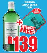 Belgravia London Dry Gin-750ml