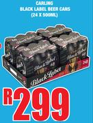Carling Black Label Beer Cans-24 x 500ml