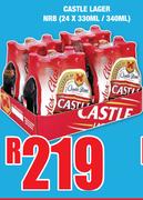Castle Lager NRB-24 x 330ml/340ml