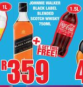 Johnnie Walker Black Label Blended Scotch Whisky-750ml