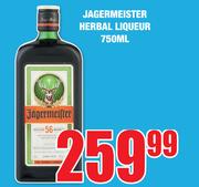 Jagermeister Herbal Liqueur-750ml