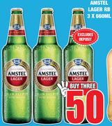 Amstel Lager NRB-3 x 660ml