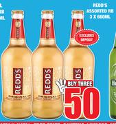 Redd's Assorted NRB-3 x 660ml