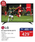 LG 49" Smart Full HD LED TV 49LH600