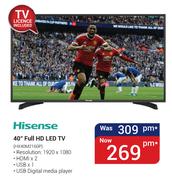 Hisense 40" Full HD LED TV HX40M2160P