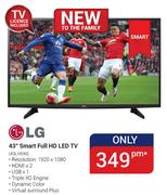 LG 43" Smart Full HD LED TV 43LH590