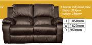Calgan Recliners Lyla 2 Seater(Static)