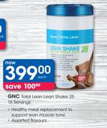 GNC Total Lean Lean Shake 25 16 Servings-Each