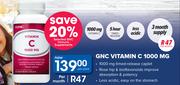 GNC Vitamin C 1000mg-Per Pack