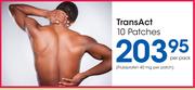 TransAct 10 Patches-Per Pack