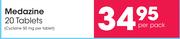 Medazine 20 Tablets-Per Pack