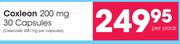 Coxleon 200 mg 30 Capsules-Per Pack