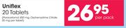 Uniflex 20 Tablets-Per Pack