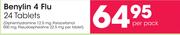 Benylin 4 Flu 24 Tablets-Per Pack