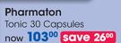 Pharmaton Tonic 30 Capsules-Per Pack