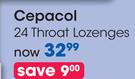 Cepacol 24 Throat Lozenges-Each