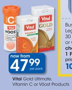 Vital Gold Ultimate, Vitamin C Or Voost Products-Per Pack