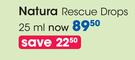 Natura Rescue Drops-25ml